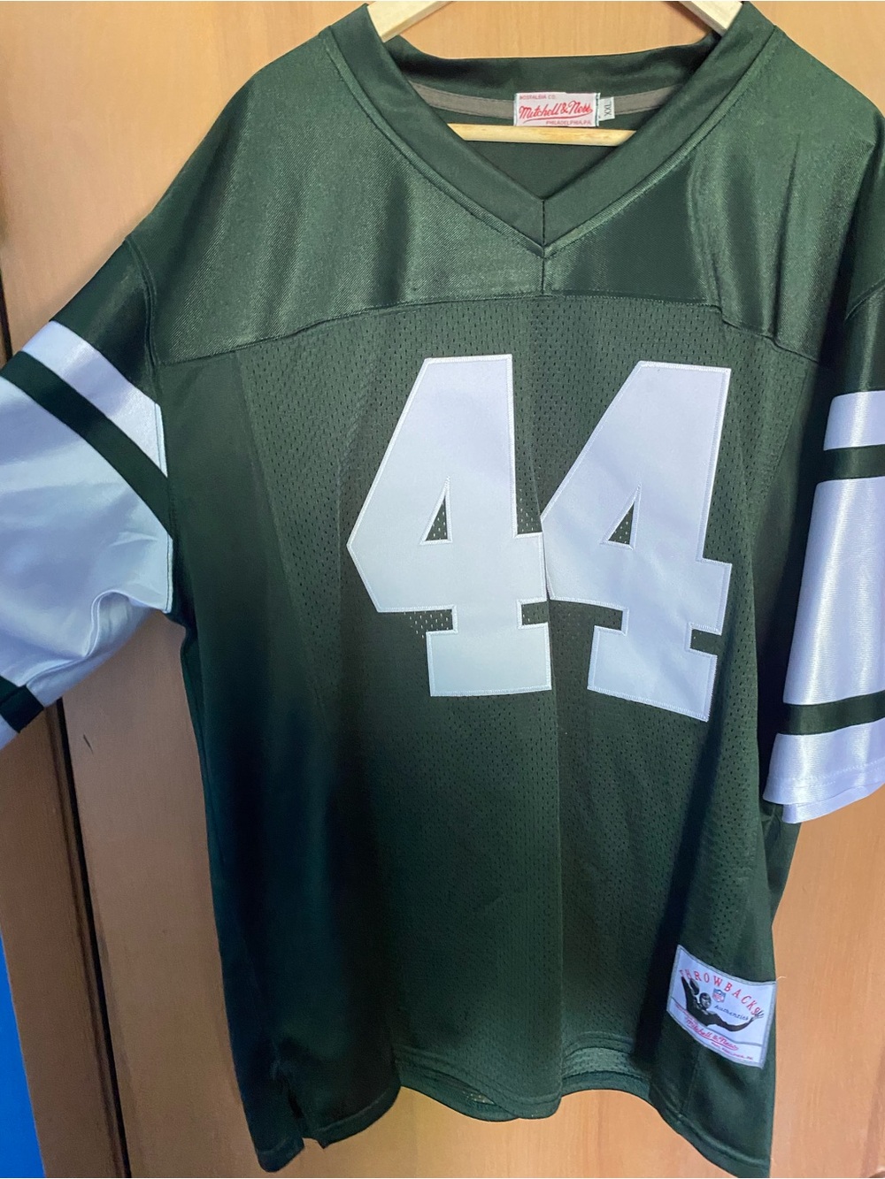 Mitchell & Ness New York Jets John Riggins Throwback Football Jersey - Picture 4 of 7